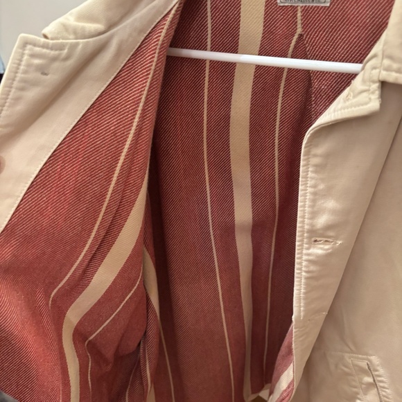 LEVIS VINTAGE CLOTHING LVC WIND REPELLENT JACKET IN FOG WHITE SIZE LARGE - Picture 5 of 8